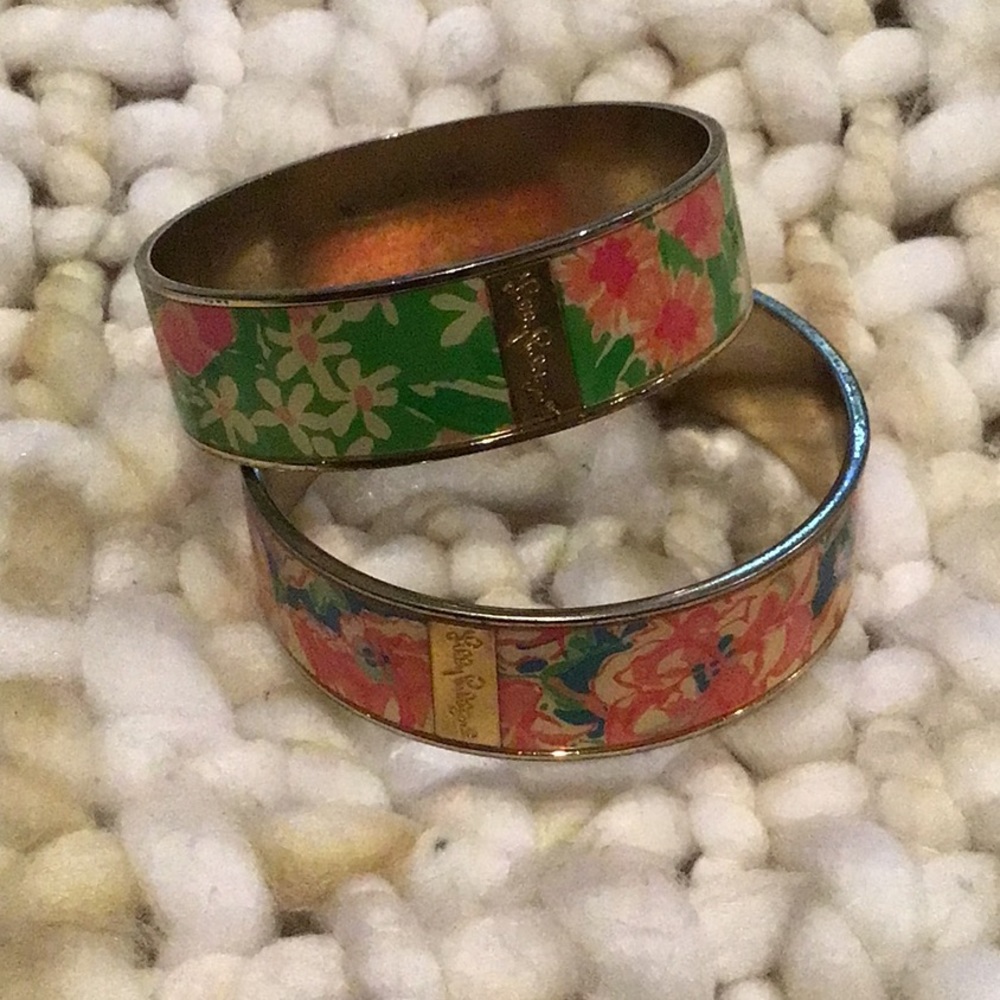 Set of 2 Lilly bangle bracelets